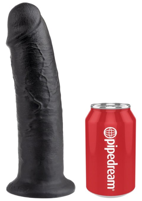 Cock 10 Inch Black - Czarne realistyczne dildo