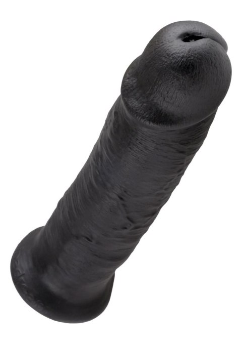 Cock 10 Inch Black - Czarne realistyczne dildo