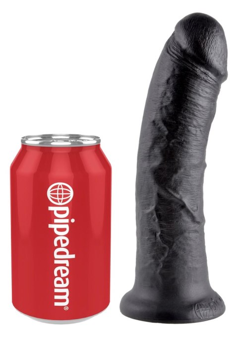 Cock 8 Inch Black - Czarne realistyczne dildo