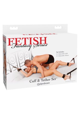 Cuff & Tether Set Black