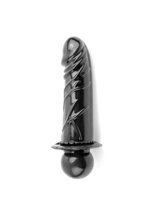 Deluxe Ball Gag with Dildo Black - Knebel z penisem