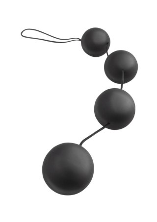 Deluxe Vibro Balls Black - Koraliki analne