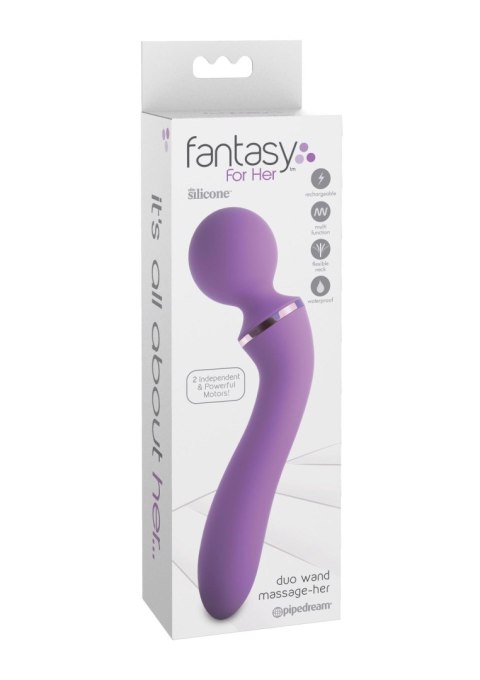 Duo Wand Massage-Her Purple - masażer do ciała