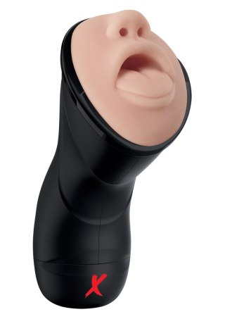 Elite Deep Throat Vibr Stoker Black - Masturbator z wibracjami