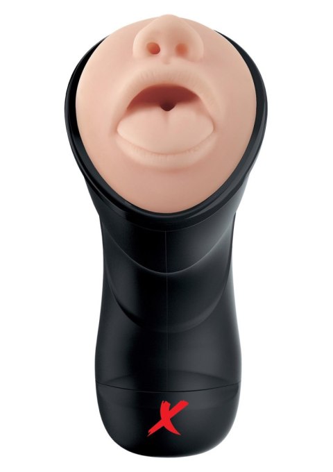 Elite Deep Throat Vibr Stoker Black - Masturbator z wibracjami