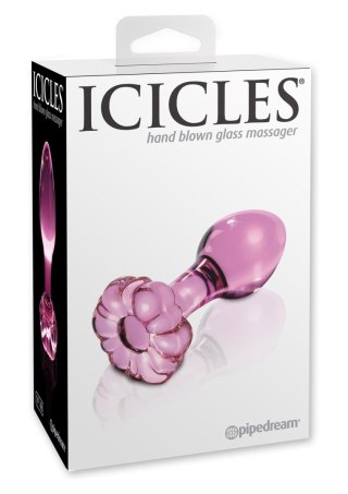 Icicles No.48 Transparent - Szklany korek analny