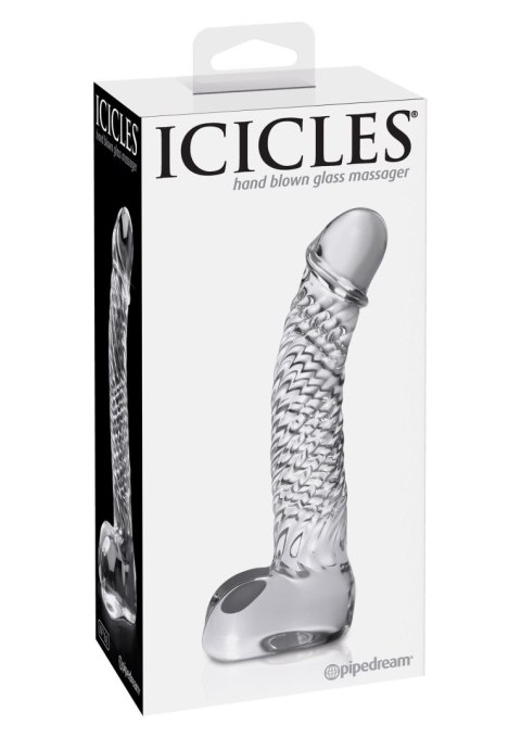 Icicles No.61 Transparent - Szklane dildo