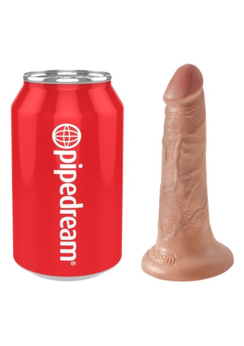 King Cock 5Inch Cock Caramel skin tone - Realistyczne dildo na przyssawce