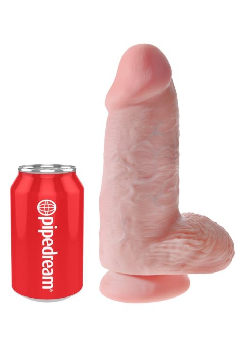 King Cock Chubby Light skin tone - Realistyczne dildo na przyssawce