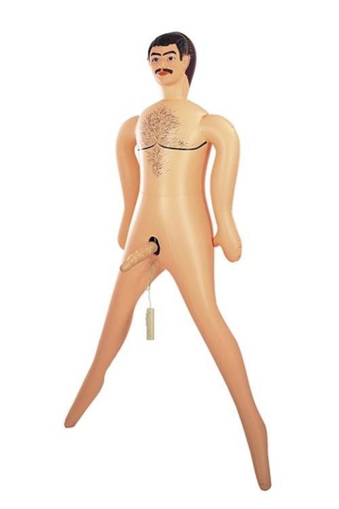 BIG JOHN PVC INFLATABLE DOLL WITH PENIS - Seks lalka męska