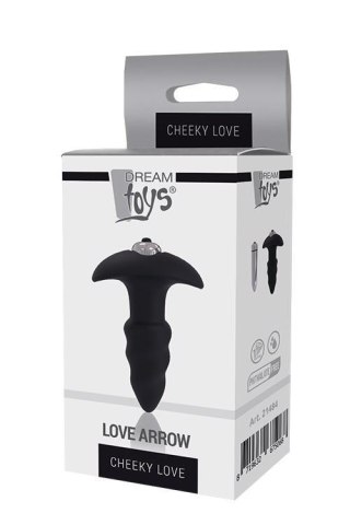 CHEEKY LOVE SINGLE SPEED LOVE ARROW PLUG - Wibrujący korek analny