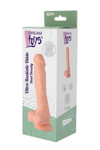 DREAM TOYS DUAL DENSITY SILICONE DILDO - Realistyczne dildo na przyssawce