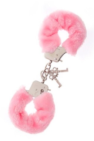 DREAM TOYS HANDCUFFS WITH PLUSH PINK - kajdanki na ręce