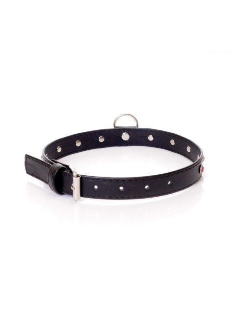 Fetish B - Series Collar - 2 cm pink crystal