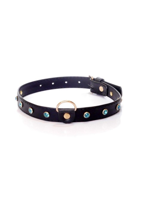 Fetish B - Series Collar - 2 cm turquoise crystal