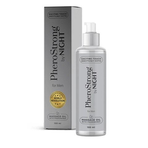 PheroStrong By Night for Men Massage Oil 100 ml - Olejek do masażu