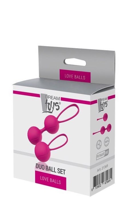 PLEASURE BALLS & EGGS DUO BALL SET - zestaw kulek gejszy