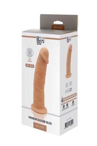 REAL LOVE DILDO 7.5INCH FLESH - Realistyczne dildo na przyssawce