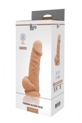 REAL LOVE DILDO 8.5INCH FLESH - Realistyczne dildo na przyssawce