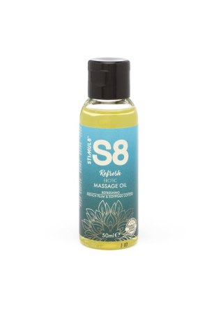 S8 Massage Oil 50ml French Plum & Egyptian Cotton - Olejek do masażu