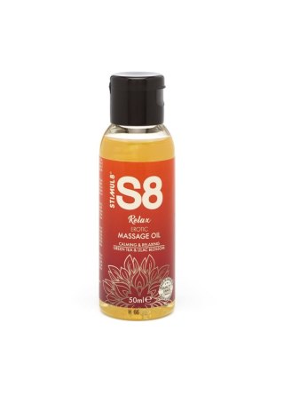 S8 Massage Oil 50ml Green Tea & Lilac Blossom - Olejek do masażu