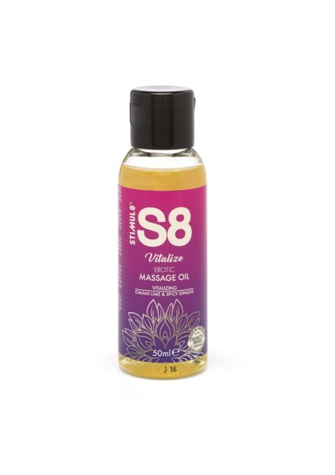 S8 Massage Oil 50ml Omani Lime & Spicy Ginger - Olejek do masażu