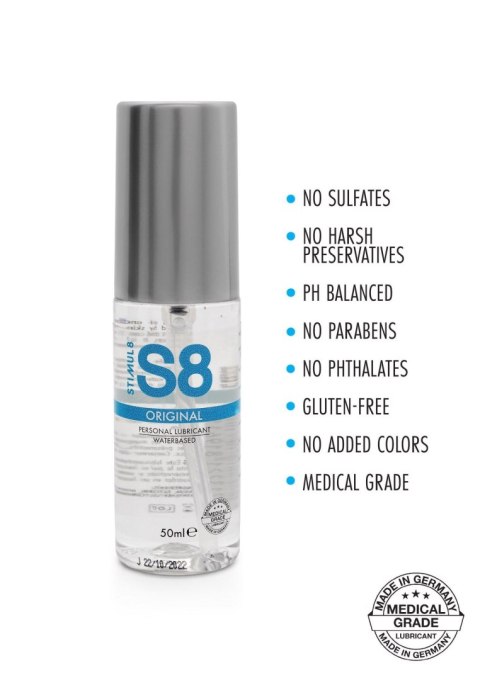 S8 Waterbased Lube 50ml Original