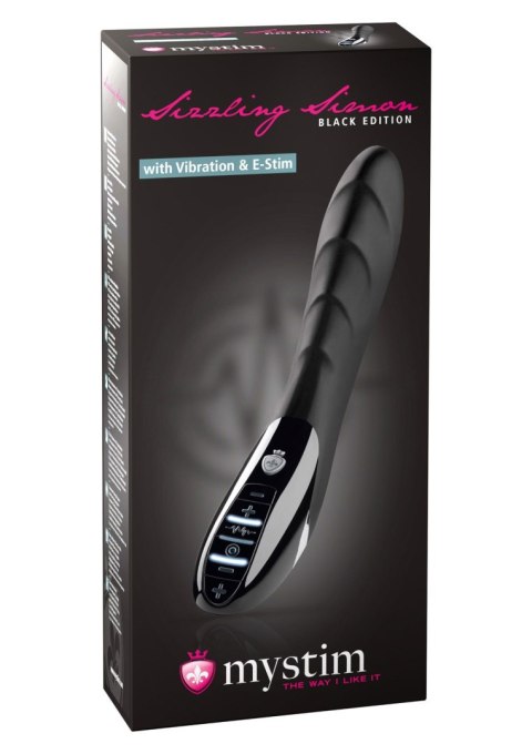 Sizzling Simon Estim Black - wibrator punktu G