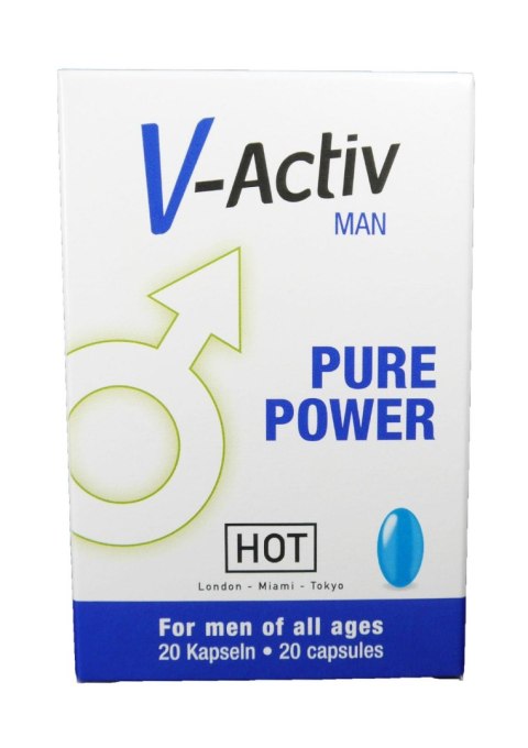 V-Activ Caps for Men- 20caps - Kapsułki wzmacniające erekcję