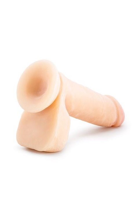 AU NATUREL 8INCH SENSA FEEL DILDO BEIGE - Realistyczne dildo na przyssawce