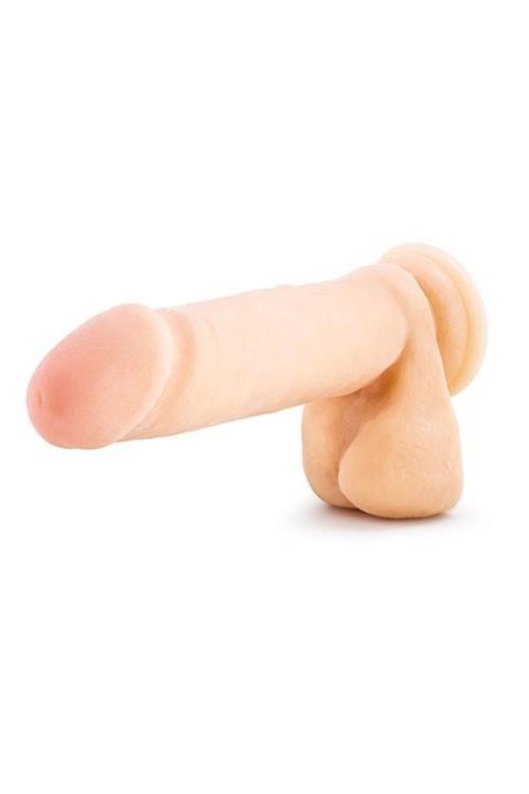 AU NATUREL 8INCH SENSA FEEL DILDO BEIGE - Realistyczne dildo na przyssawce