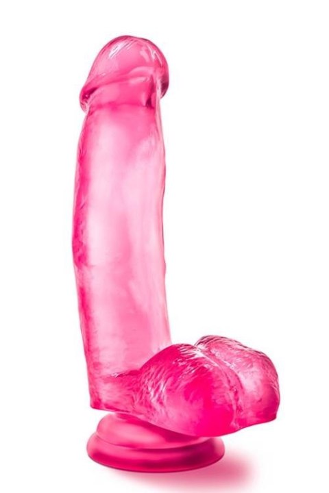 B YOURS SWEET N HARD 1 PINK - Dildo z przyssawką