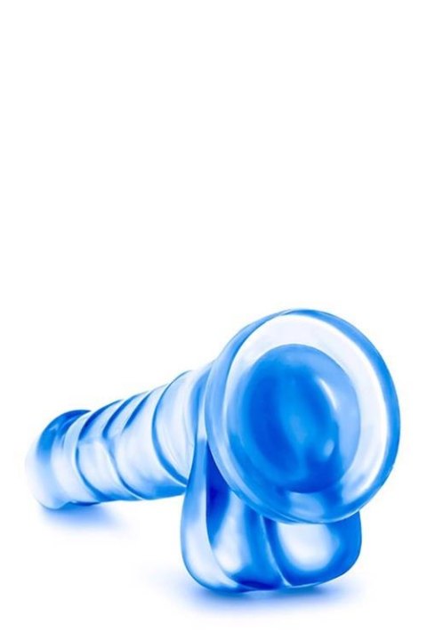 B YOURS SWEET N HARD 4 BLUE - Dildo z przyssawką