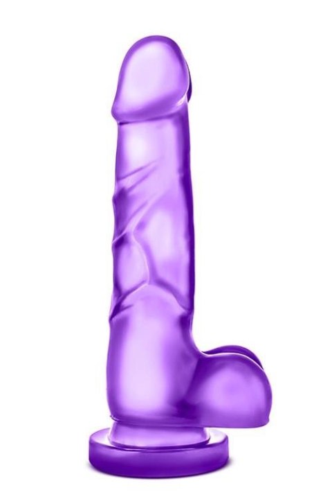 B YOURS SWEET N HARD 4 PURPLE - Dildo z przyssawką