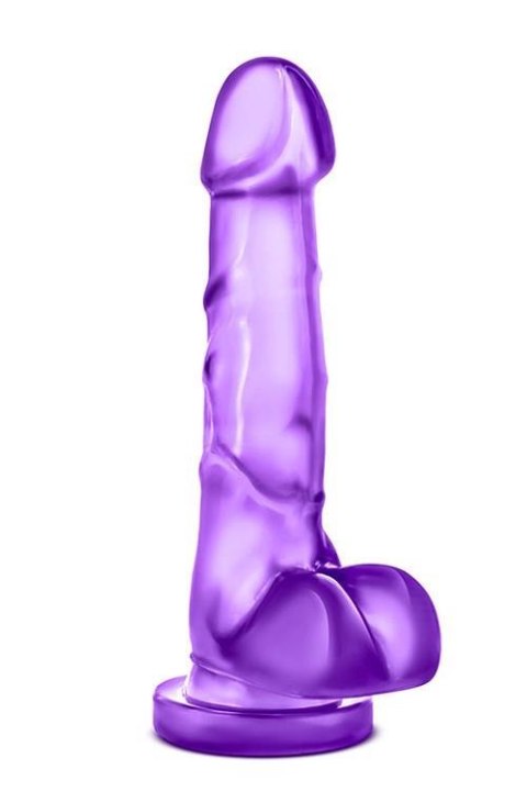 B YOURS SWEET N HARD 4 PURPLE - Dildo z przyssawką