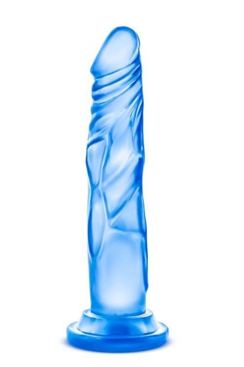 B YOURS SWEET N HARD 5 BLUE - Dildo z przyssawką