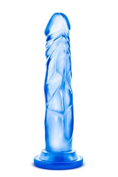 B YOURS SWEET N HARD 5 BLUE - Dildo z przyssawką