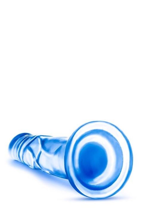 B YOURS SWEET N HARD 5 BLUE - Dildo z przyssawką