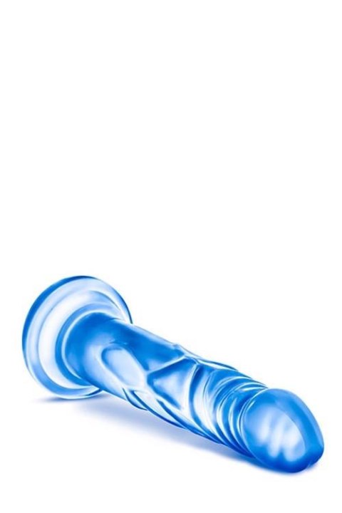 B YOURS SWEET N HARD 5 BLUE - Dildo z przyssawką