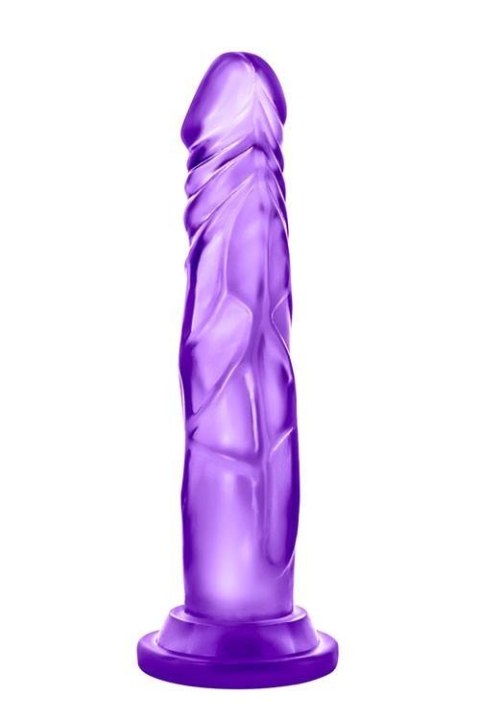 B YOURS SWEET N HARD 5 PURPLE - Dildo z przyssawką