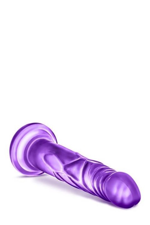 B YOURS SWEET N HARD 5 PURPLE - Dildo z przyssawką