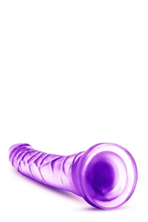 B YOURS SWEET N HARD 6 PURPLE - Dildo z przyssawką