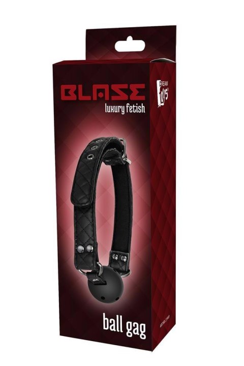 BLAZE BALL GAG DIAMOND BLACK - Knebel z kulką