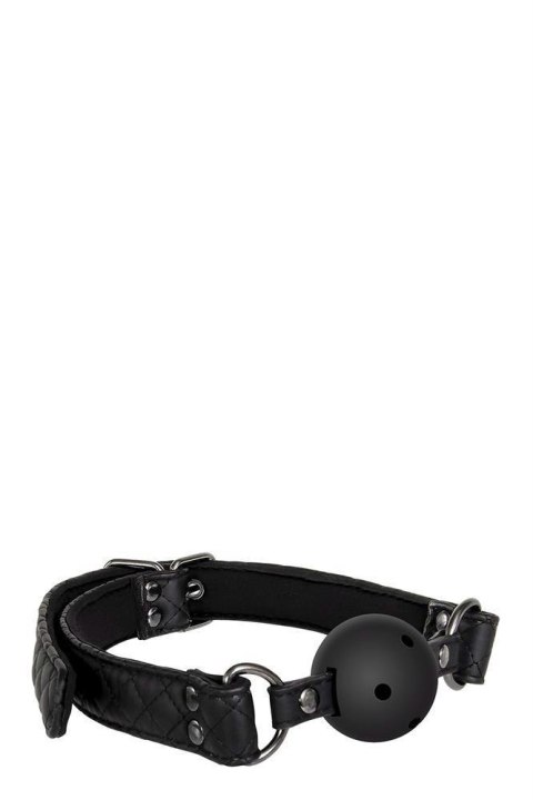 BLAZE BALL GAG DIAMOND BLACK - Knebel z kulką