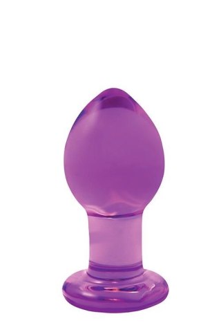 CRYSTAL MEDIUM PURPLE - Szklany korek analny