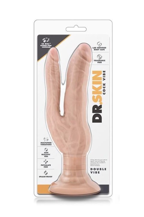 DR. SKIN COCK VIBES DOUBLE VIBE BEIGE