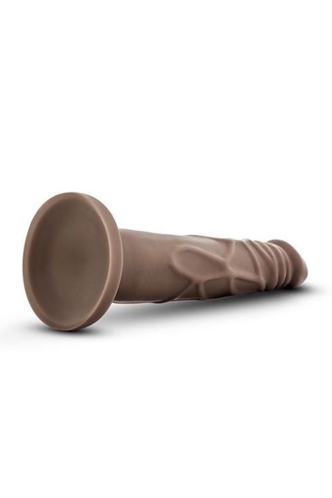 DR. SKIN REALISTIC COCK 7.5 CHOCOLATE - Czarne dildo na przyssawce