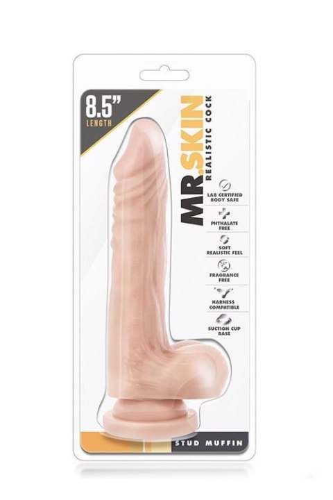 DR. SKIN REALISTIC COCK STUD MUFFIN - Realistyczne dildo na przyssawce