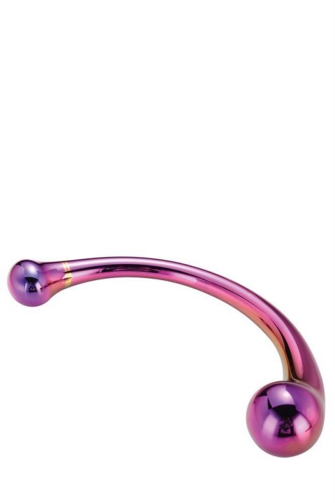 GLAMOUR GLASS CURVED BIG WAND - Szklane dildo