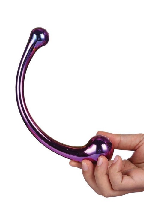 GLAMOUR GLASS CURVED BIG WAND - Szklane dildo